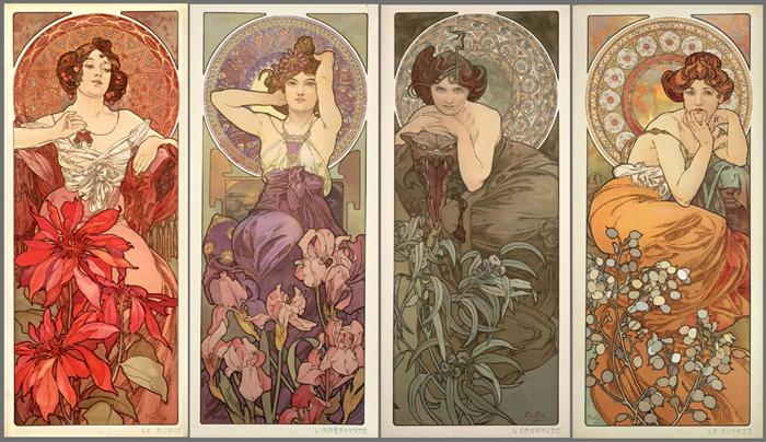 Alfons Mucha – Paintings and Drawings