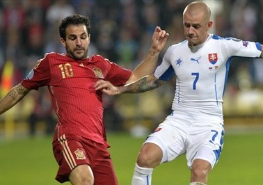 Spain vs Slovakia online
